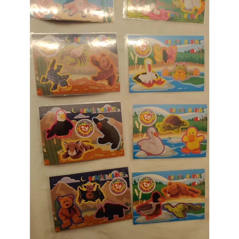 TY Beanie Babies BBOC Stickers - Series 3 20 cards 3 stickers per card